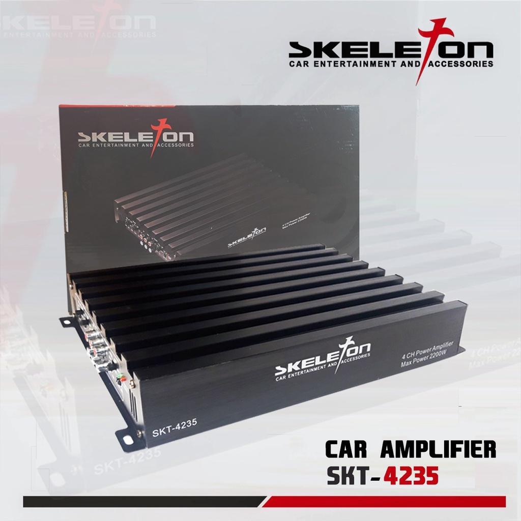 Power Mobil Amplifier 4 Channel Bass Audio Skeleton