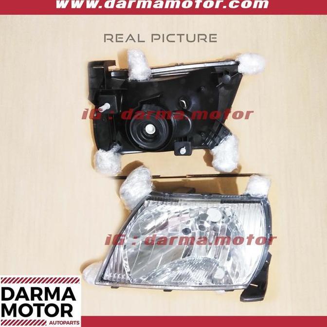 Lampu Besar Kijang Kapsul 2003-2006 Headlamp Hemat