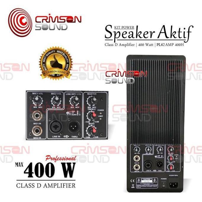 devimastore - power kit speaker aktif 4 watt bi-amp class d amplifier pl62