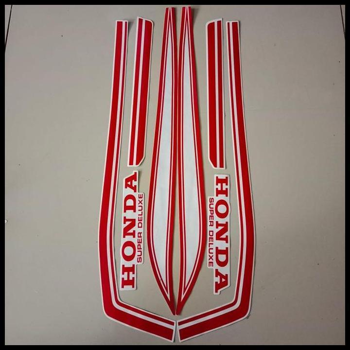 HOT DEAL (ORI) STRIPING HONDA GL 100 GL100 MERAH T KUALITAS ORIGINAL