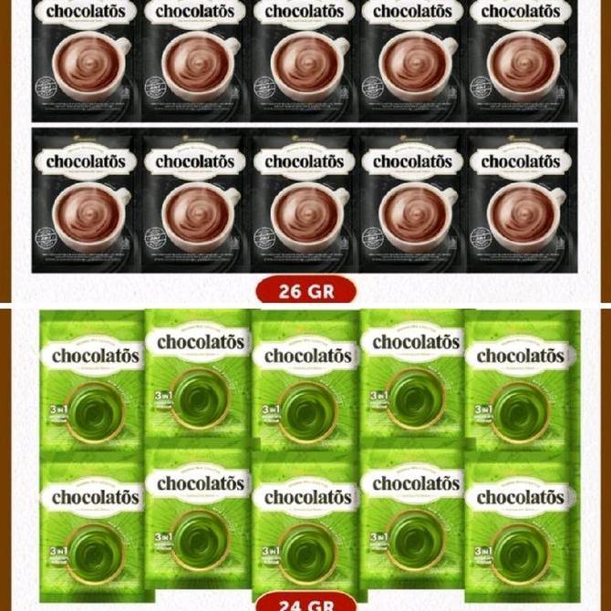 Sale Terlaris Chocolatos Choco / Matcha Powder Drink Per Renceng Isi 25Gr X 10 Sachet