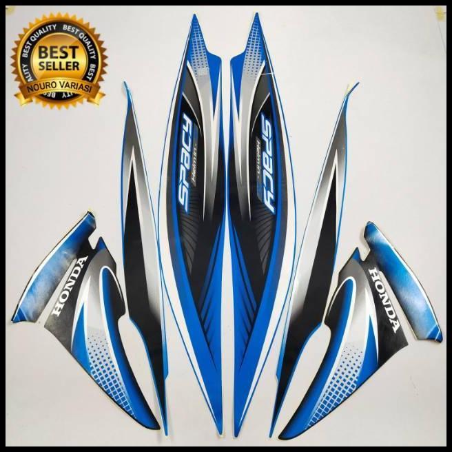 BEST DEAL (ORI) STRIPING HONDA SPACY KARBU 2011 2012 BIRU LIST BODY STANDAR KUAL 