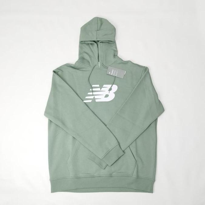 Ready stock New Balance Sport Essentials Fleece Logo Hoodie Original Jacket Hoodie Pria Stylish Taha