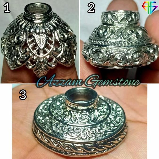 Mendak Mendok Ring Besar Tebal Logam Coin bkn kalasa Stailess kuningan