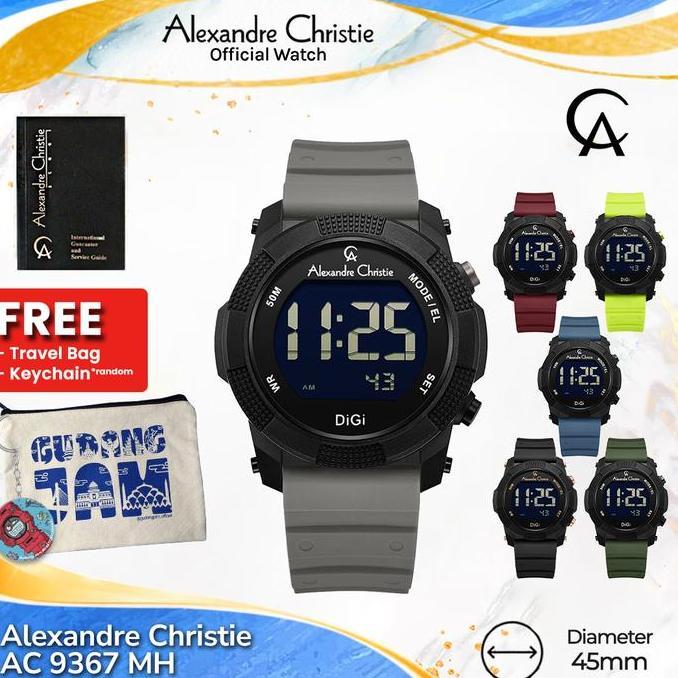 Alexandre Christie Pria AC 9367 MH AC9367MH Rubber Strap