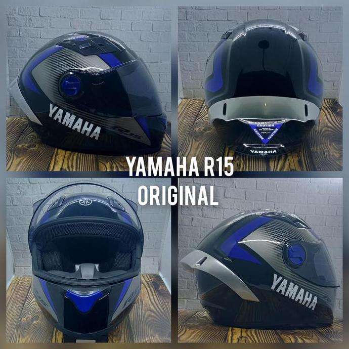 helm full face standar Yamaha R15 original murah