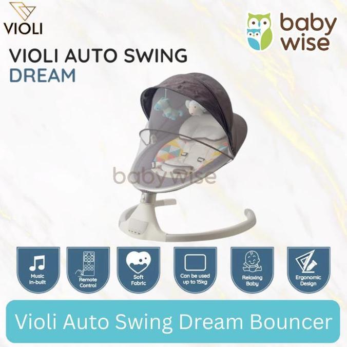 Violi Auto Swing Dream Bouncer - Bouncer Bayi Ayunan Otomatis Bayi