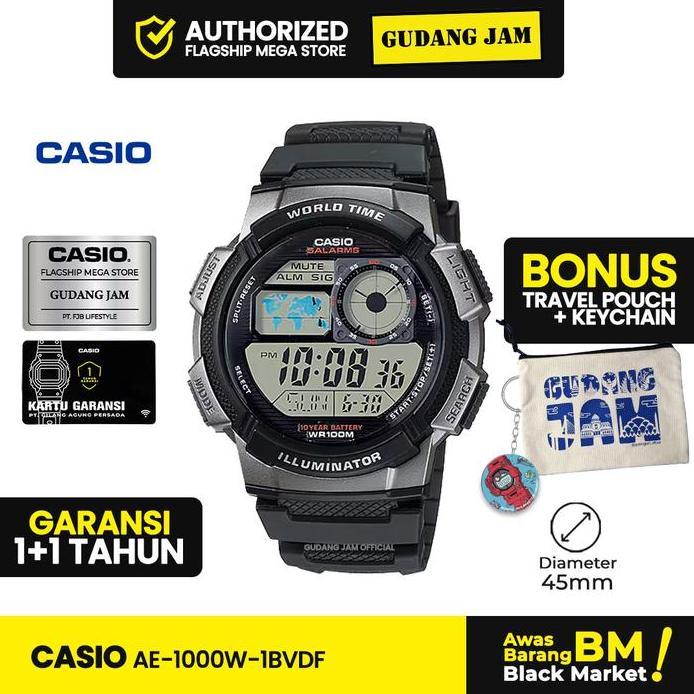 Casio General AE-1000W-1BVDF AE-1000W AE-1000 AE1000W AE1000