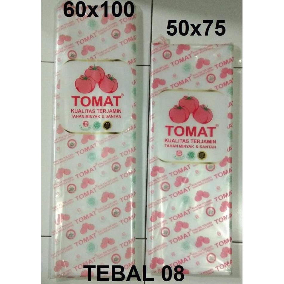 Plastik PE Tomat 60x100 08 micron / 60 x 100 pe tebal - plastik boneka