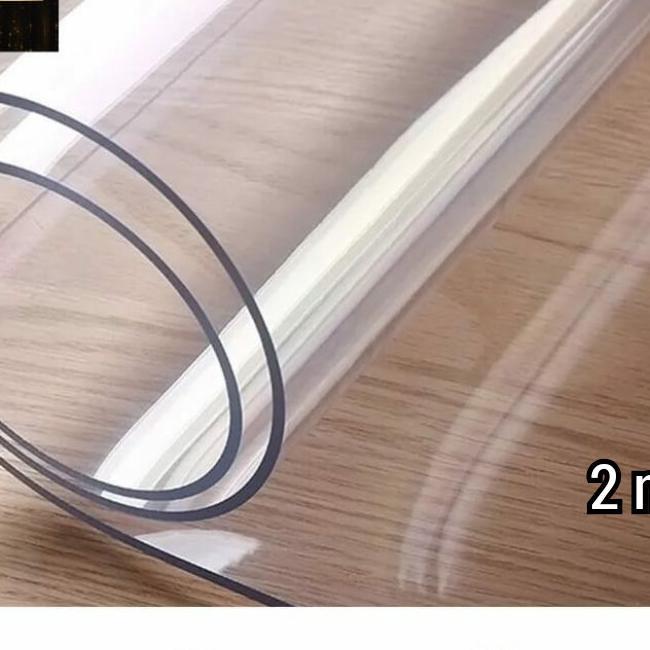 Taplak Meja Mika Bening Transparan 2 Mm Waterproof