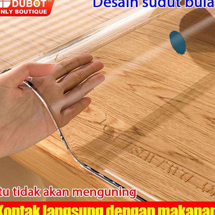 Dubot Taplak Meja Bening Tebal 2.5Mmplastik Mika Meteranplastik Mika Lemas Meteran Anti Air