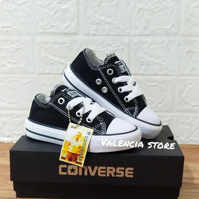 Sepatu Anak Sekolah Laki Laki Perempuan Converse Hitam Tk Sd Smp