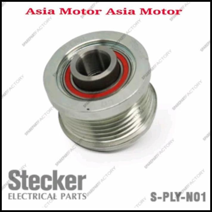 TERLARIS PULLEY PULLY PULI DINAMO AMPERE ALTERNATOR NISSAN XTRAIL T30 STECKER 