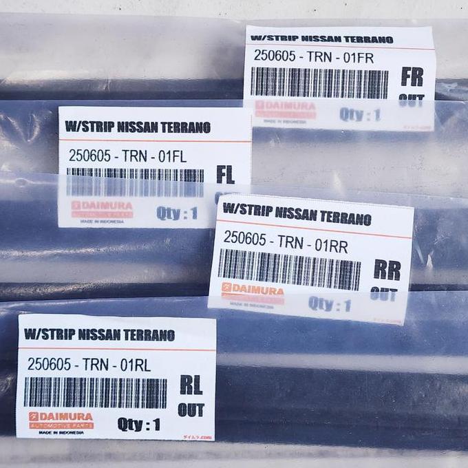 Promo Karet Pelipit List Lis Pintu Kaca Weather Strip Mobil Terrano Diskon