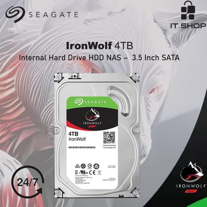 Seagate Ironwolf NAS Internal 4TB
