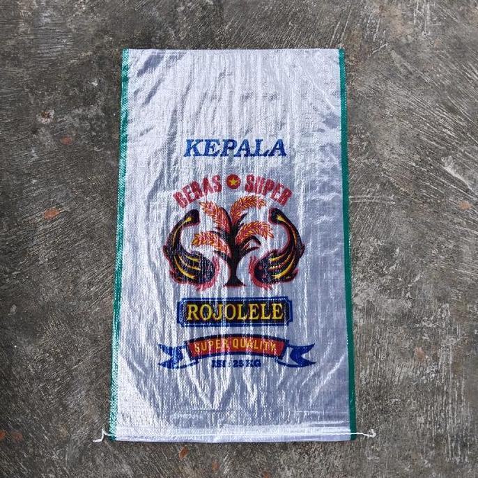 Karung Beras 25Kg Rojolele Isi 50 Lembar/Transparan Bening/Karung Murah/Karung Sablon 25Kg Kualitas 