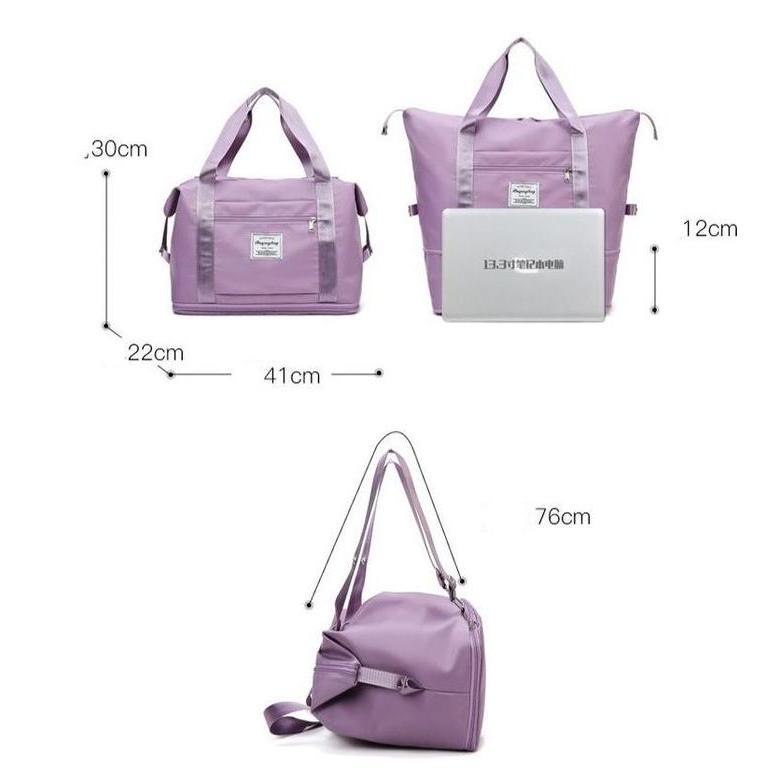 TRAVEL BAG DUFFEL RANSEL / TAS TRAVEL BESAR ANTI AIR / PORTABLE GYM BAG / TAS FITNESS / TAS HAND CAR