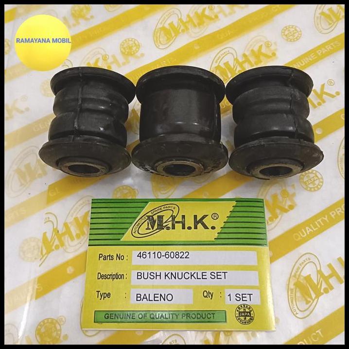 GRATIS ONGKIR BUSHING KNUCKLE SET : 3PCS SUZUKI BALENO SY416, AMENITY, ESTEEM 