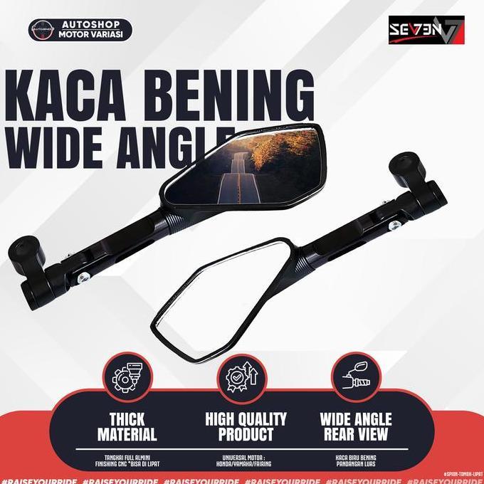 Promo Spion TOMOK V2 SMALL KECIL BEAT MIO FINO SCOOPY Kaca Mirror Sepion VARIO 125/150 NMAX PCX XMAX