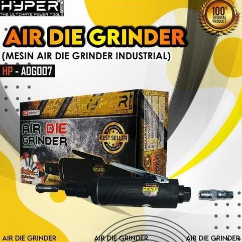 Terjangkau Air Die Grinder 3Mm 6Mm Hyper Grenda Gerinda Angin 1/4" Set Mata Promo