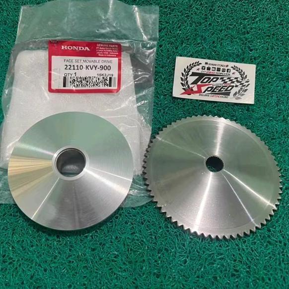 Pulley Custom Beat Karbu Scoopy Karbu Pulley Kvy Bubut Derajat Kerok Jalur Best Quality