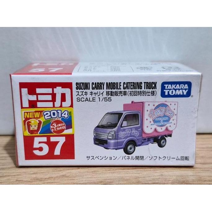Tomica Takara Tomy 57 Suzuki Carry Mobile Catering Truck (Tasty Ice) Stiker Segel