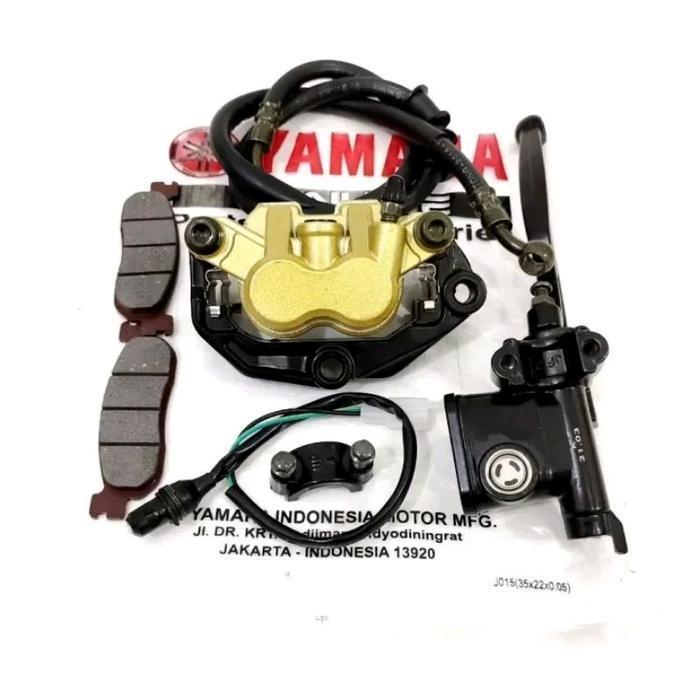 Selang Rem+Master Rem Set+Kaliper Depan Yamaha Fizr,Vega R Lama,Jupiter Z Lama,Crypton,Alfa Original