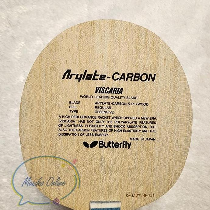 BEBAS ONGKIR - Butterfly Viscaria ST~ Kayu Bet Pingpong Butterfly Viscaria ST