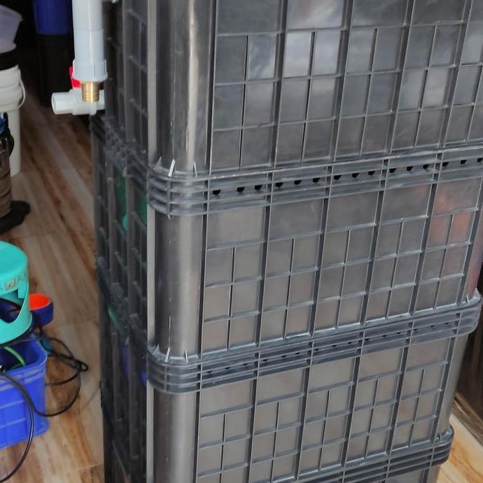 Trickle filter jumbo hitam filter kolam isi media bisa gojek. limited