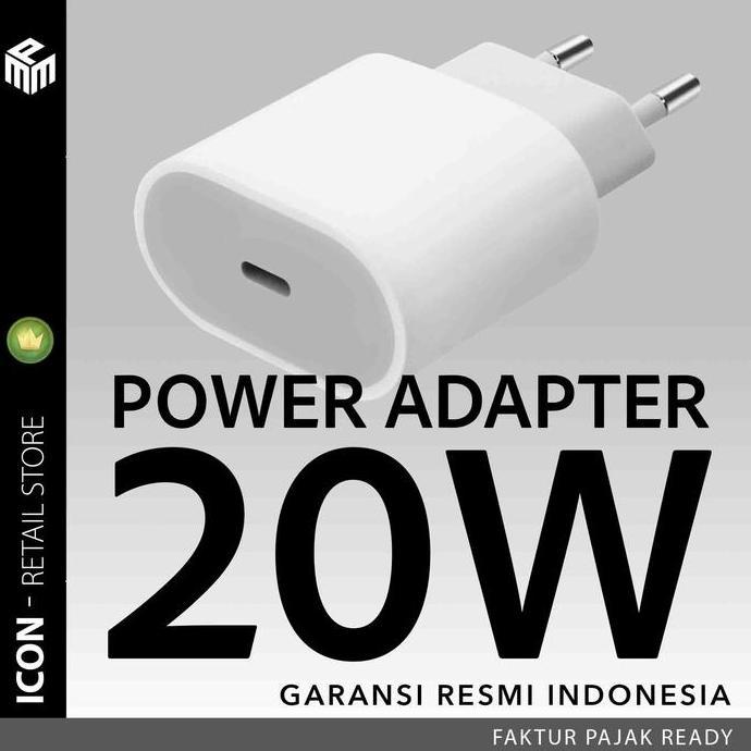 Apple 20W USB-C Power Adapter Original Resmi Apple / IBOX