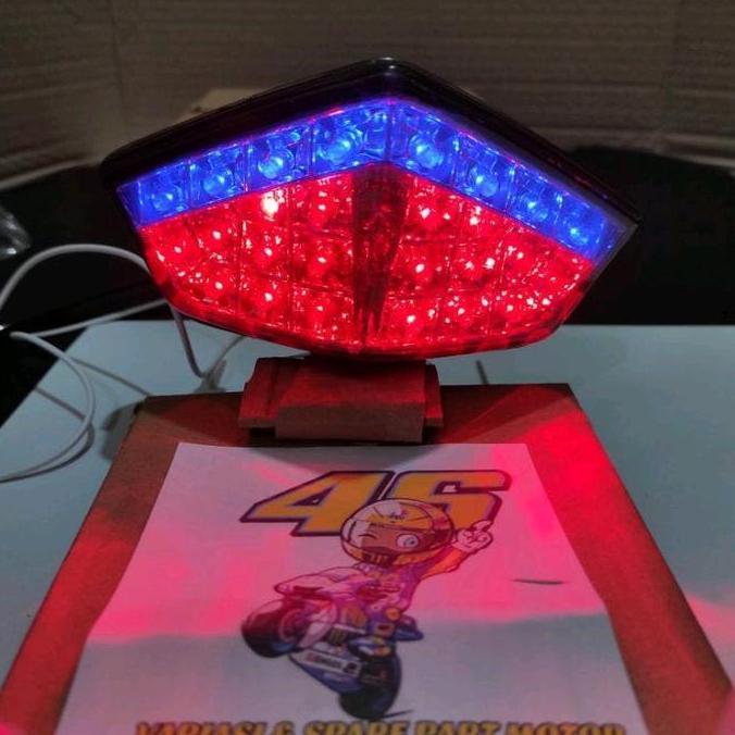 Stoplamp Lampu Stop Rem Belakang Led Vixion New Plus Sen Led & Senja Running Terbaru