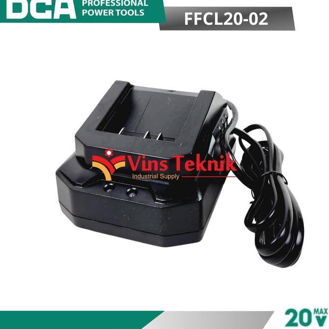 DCA FFCL20 02 Charger Cordless Baterai 20V DCA FFCL20-02 Charger Battery