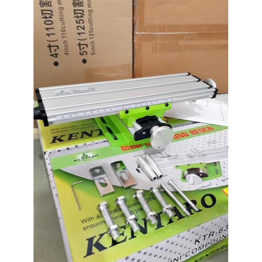 NEW Table cross Kentaro Ragum milling bor duduk - catok milling mini