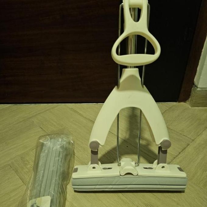 Ready PVA Mop Beige Proclean Alat Pel busa+ Pemeras | Alat Kebersihan Mop