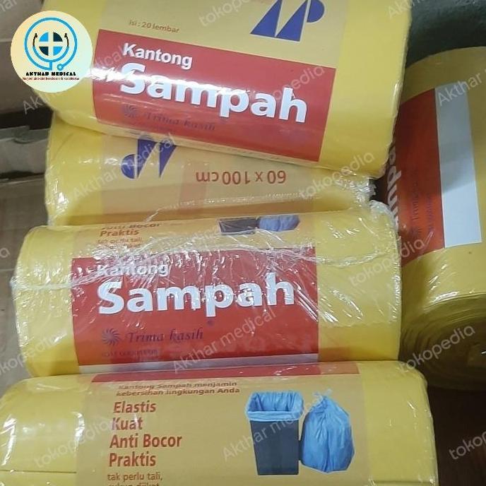 Ready kantong plastik sampah 60x100cm isi 20pc