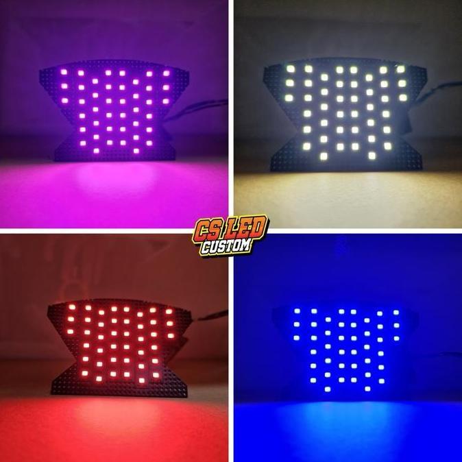 Stoplamp Running Beat Fi / Beat Fi Old / Beat Stater Kasar Halus 2012-2015 11 Mode Led Strip Kotak (