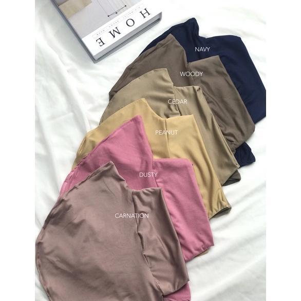 OFFICIAL Jasmine Jilbab-Inner Manset Daleman Leher Turtleneck Dada Kaos JERSEY Spandek Premium Wanit