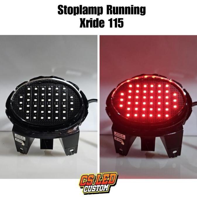 Stoplamp Running Xride 115 / Yamaha Xride 115 11 Mode Lampu Motor Terbaru