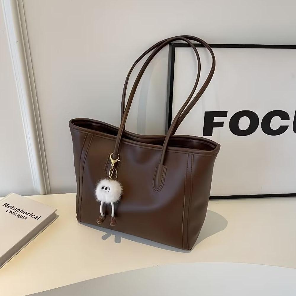 Tas Wanita Tote Kekinian Simple Elegan Muat Banyak terlaris