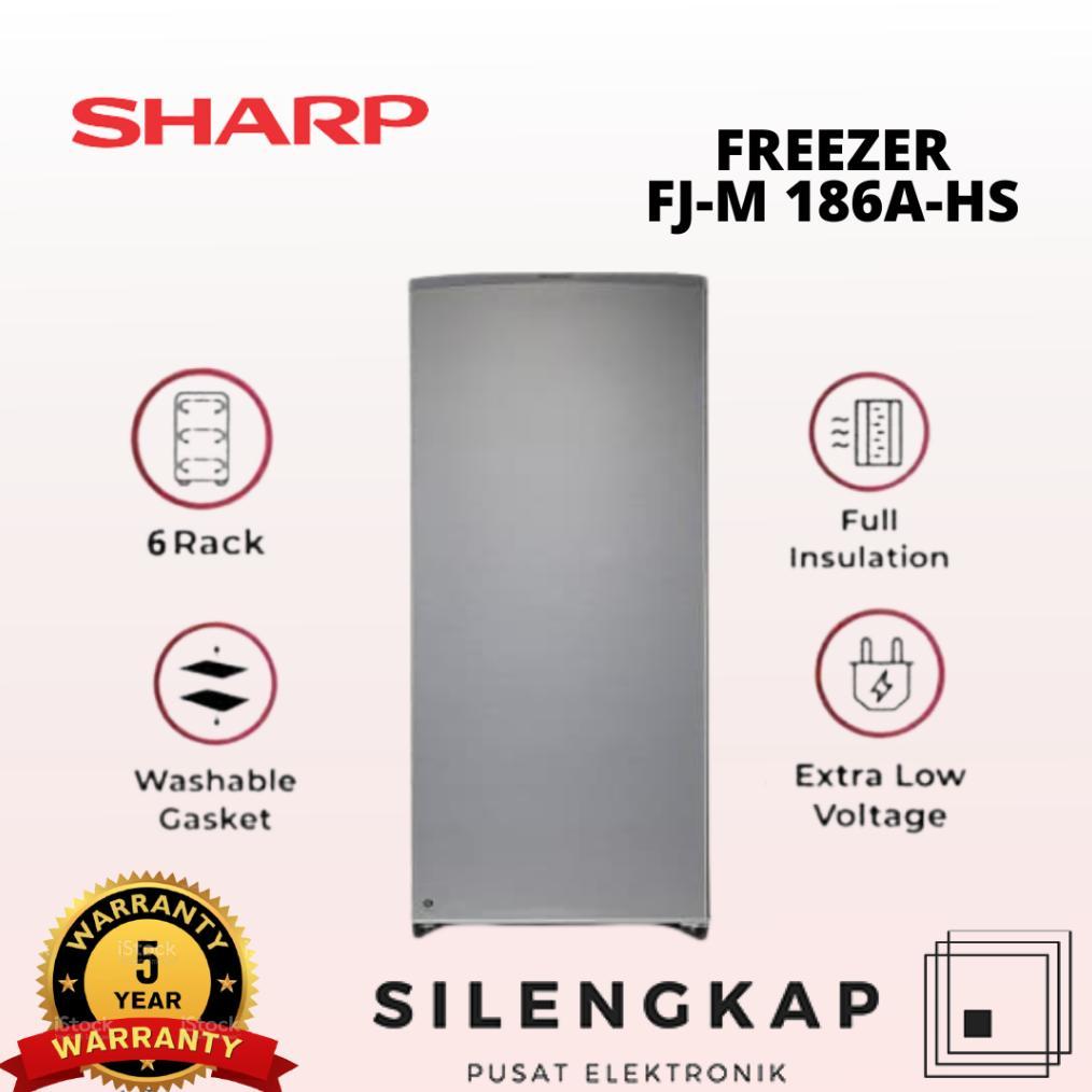 Ready SHARP FREEZER FJM 189 NSS FJM189 NSS 6 RAK FREESER ES BATU ASI DLL