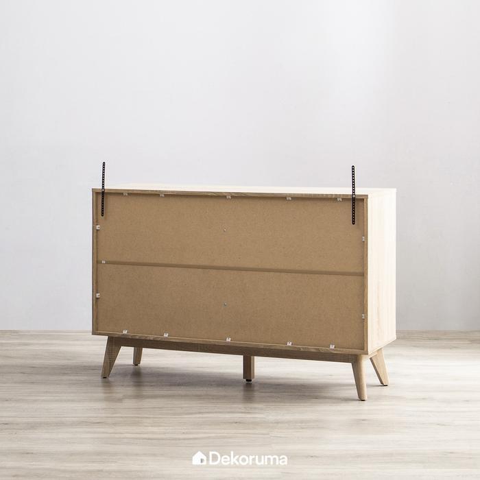 Dekoruma Nomura Lemari Kabinet Minimalis 2 Pintu Sliding | Credenza Buffet