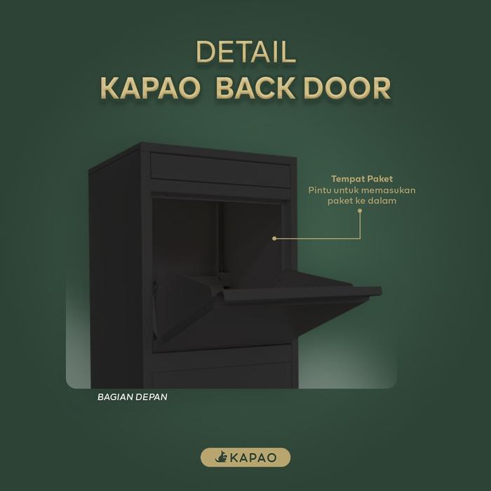 Kotak Paket penyimpanan paket Kapao Box Warna bervariasi