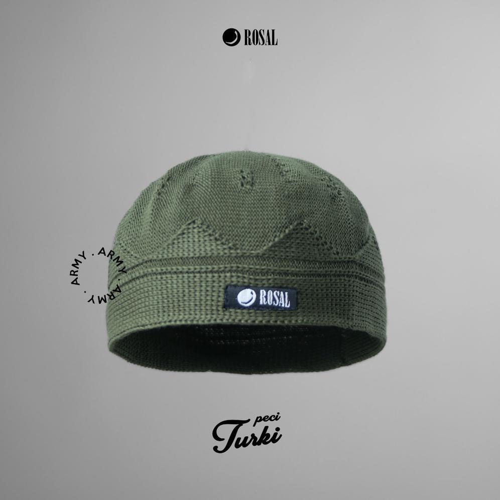 Promo Peci Rajut Turki Tebal Rosal Berbahan Benang Rajut Katun Peci Rajut Premium Peci Rajut Yaman P
