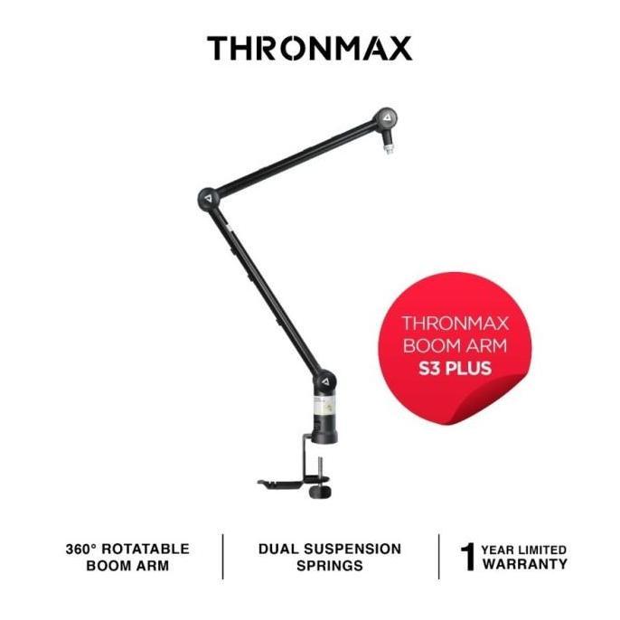 THRONMAX ZOOM BOOM ARM STAND S3 PLUS GAMING