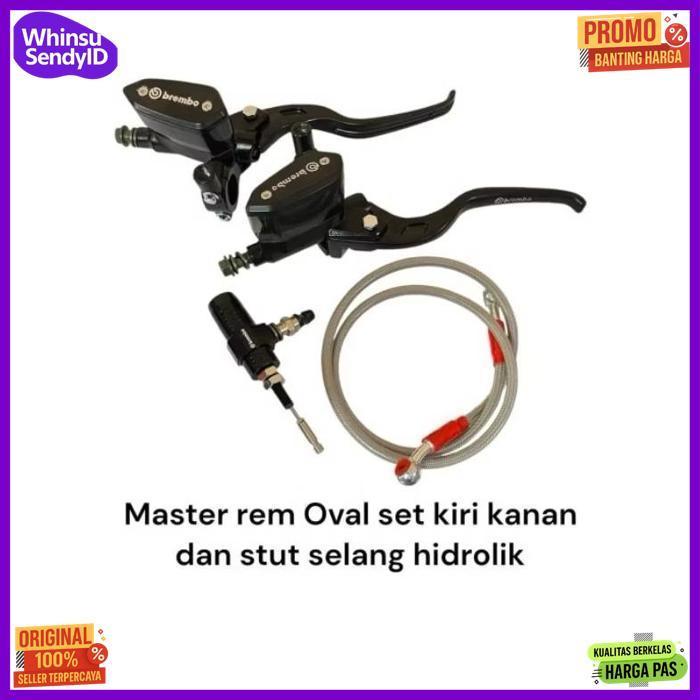 Exclusive Master Rem Kopling Hidrolik Model Rcb Satu Set Stut Selang Pnp Fu Vixion Ninja Klx Crf Rx 