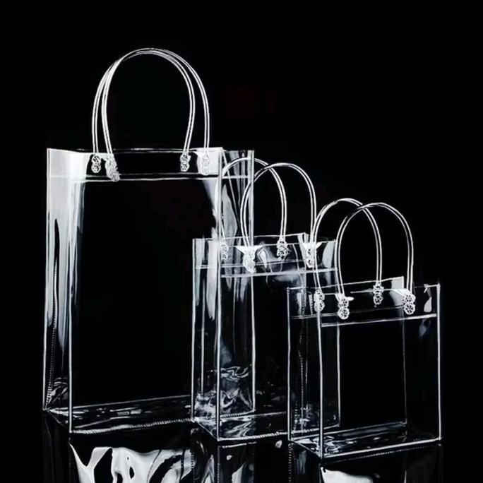 ] TAS MIKA KANCING / TAS MIKA PVC / TAS MIKA TRANSPARAN