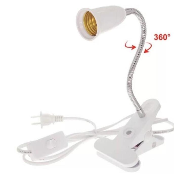 Lampu Meja Belajar Jepit / Lampu Jepit / Lampu Meja Belajar Fleksibel