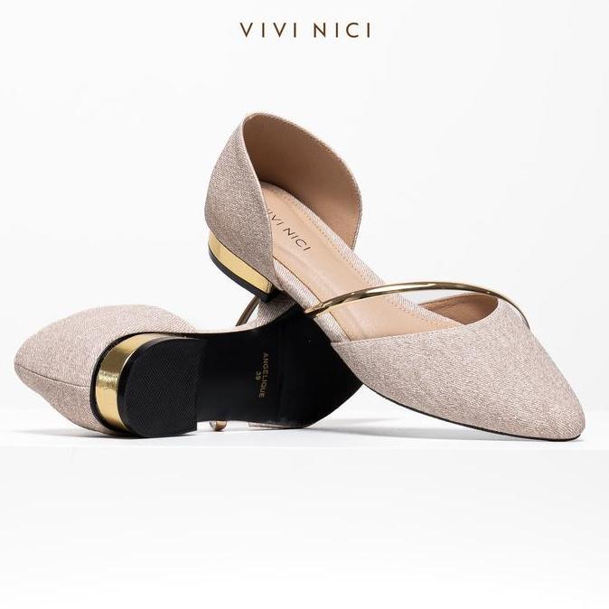 JUAL VIVI NICI - Angelique Sepatu Wanita Hak 3 cm Heels Shoes Merah JUAL