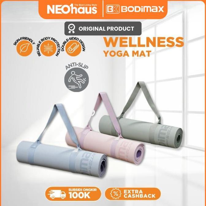 TPE Yoga Mat 8mm Matras Alas Anti Slip Tebal