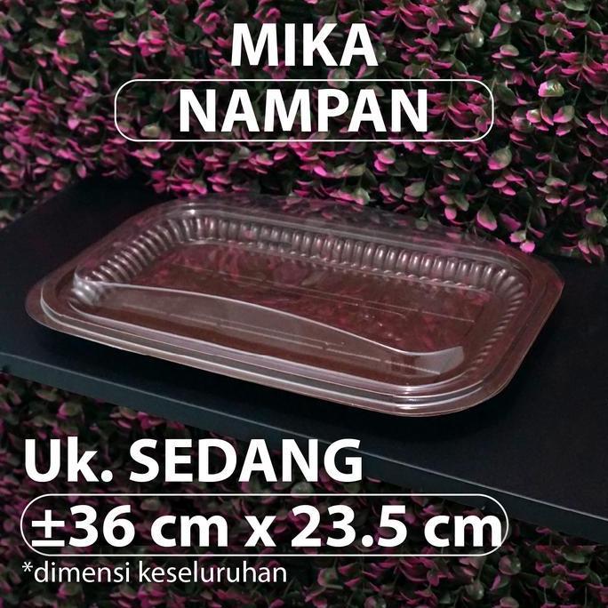 Mika Nampan Plastik Sedang - Nampan Kue Kering Basah - Nampan Tray